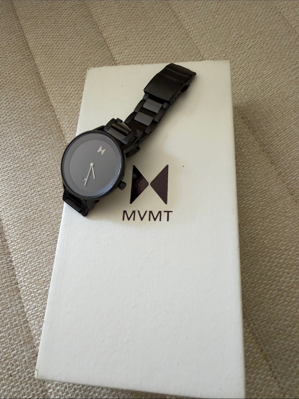 MVMT Matte Black Stainless Steel Bracelet Watch